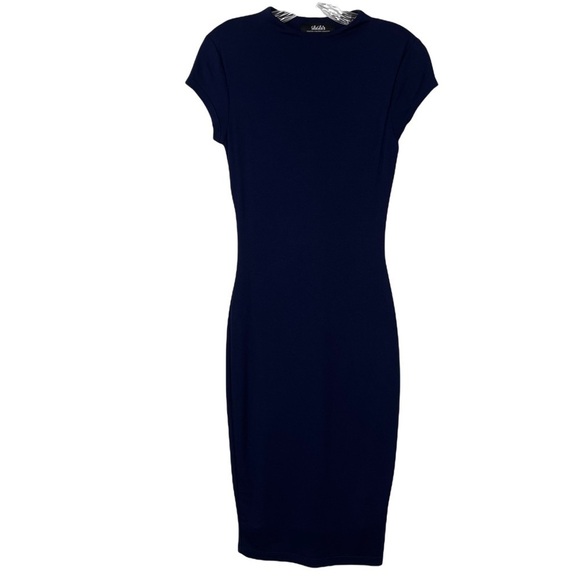 Lulus Navy Jersey Dress - Picture 8 of 9